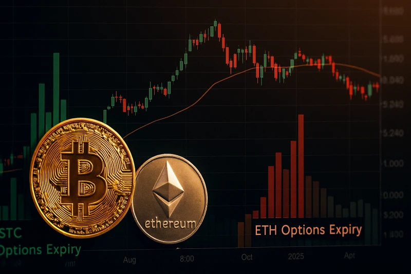 $5B in Bitcoin and Ethereum Options Expire Today