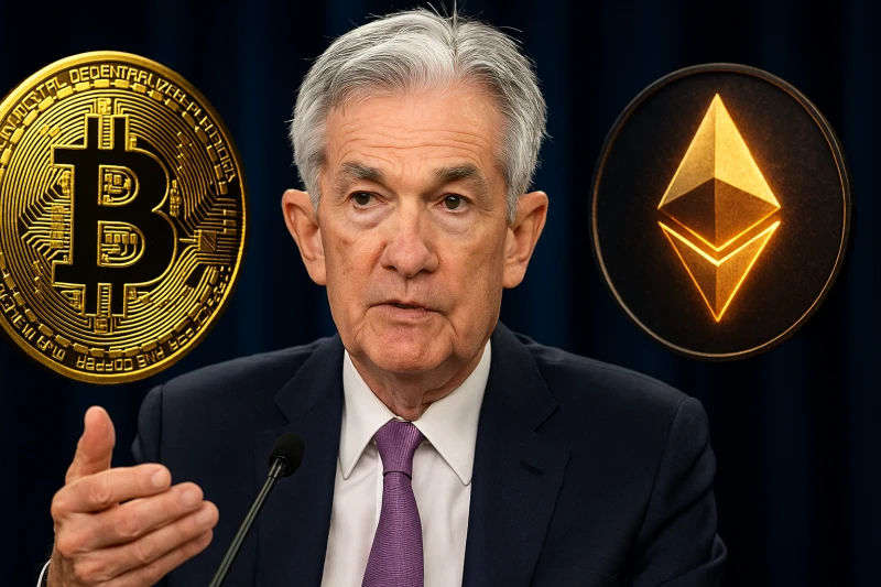 Powell's FOMC Speech Could Shake Bitcoin & Ethereum Prices Today