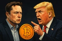 Trump Threatens Musk With Deportation to South Africa; Bitcoin Slightly Dips