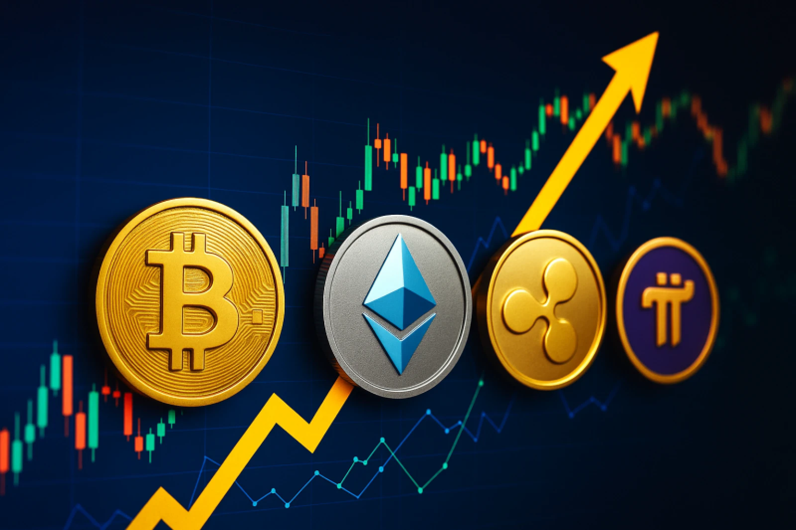 Why Is the Crypto Market Going Up Today? BTC, ETH, XRP, and Pi Network Bounce Back Strong