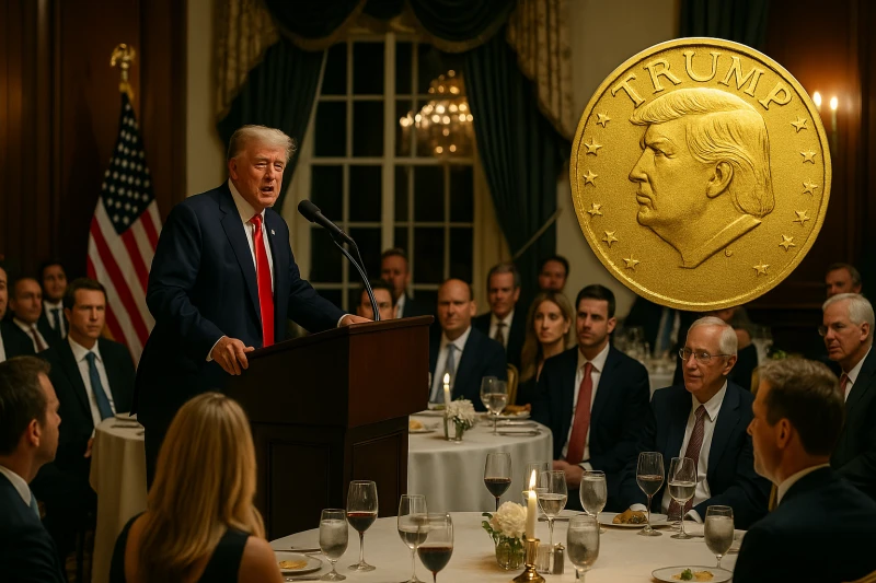 Trump’s Crypto Dinner: TRUMP Coin Investors to Dine and Tour White House