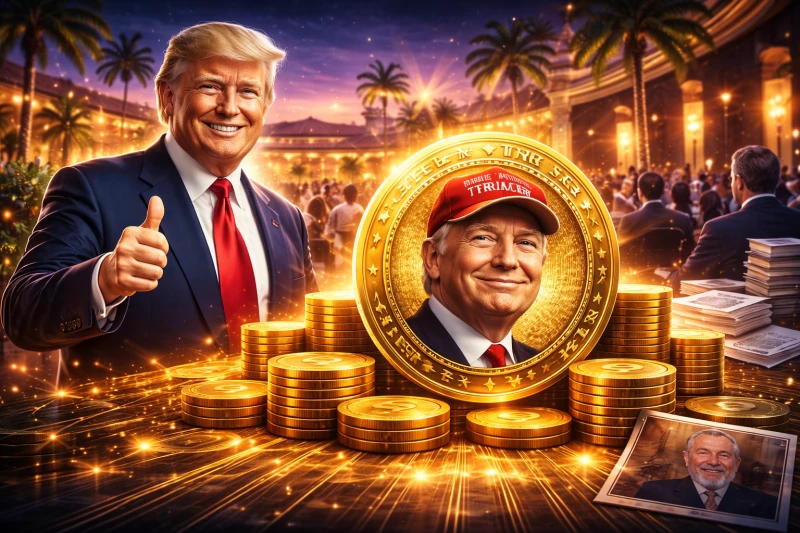 $TRUMP Memecoin Surges 50% After Mar-a-Lago Gala Invitation Announcement