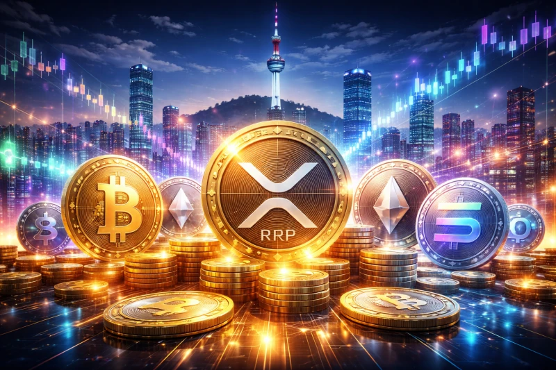 Altcoin Volume Surge in South Korea: XRP Maintains Leadership